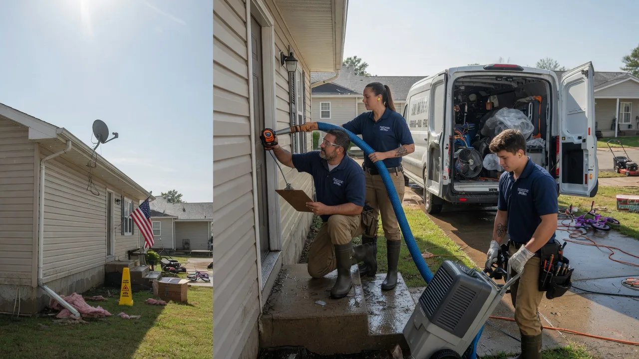 Ceiling Water Damage Restoration in Colfax, LA near me
